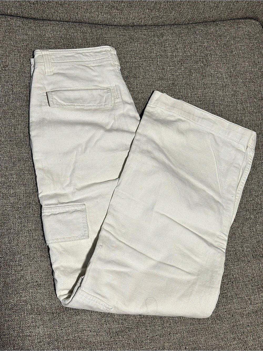 COTTON:ON Utility Cargo Pants White Size 2
